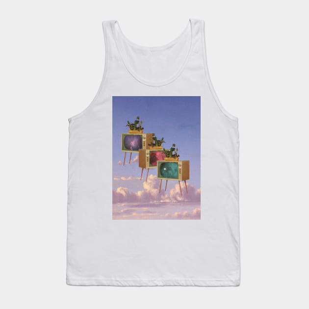 Retro Television Tank Top by linearcollages